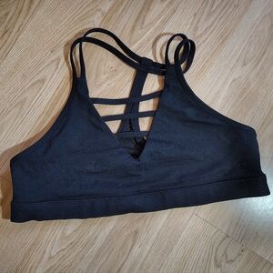 Zyia Women's Black Strappy Bralette